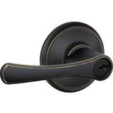 Schlage F51AVLA716 F51A-VLA Avila Keyed Entry Door Lever Aged Bronze