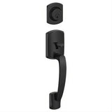 Schlage F58GRW622 F58GRW Greenwich Single Cylinder Handleset Only Matte Black