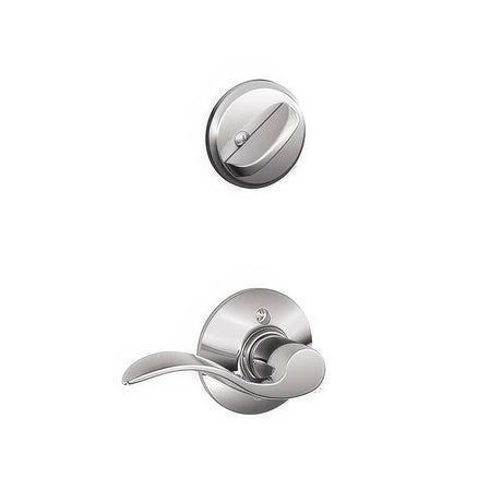 Schlage F59ACC625RH polished chrome dummy interior pack