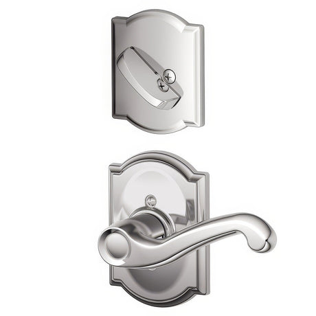 Schlage F59FLA625CAMLH bright chrome dummy interior pack