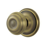 Schlage F59GEO609 antique brass single cylinder trim pack