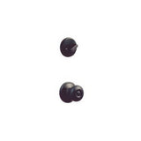 Schlage F59GEO622 matte black single cylinder trim pack