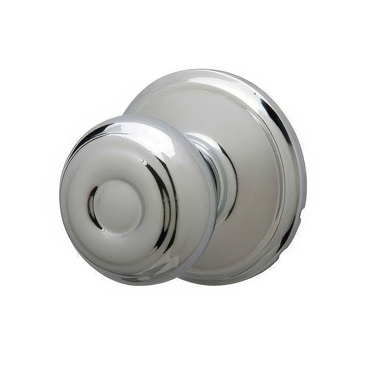 Schlage F59GEO625 polished chrome single cylinder trim pack
