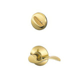 Schlage F59ACC605LH F59-ACC-LH F-Series Accent Left Hand Single Cylinder Interior Pack Polished Brass
