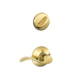 Schlage F59ACC605RH F59-ACC-RH F-Series Accent Right Hand Single Cylinder Interior Pack Polished Brass