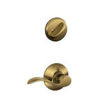 Schlage F59ACC609RH F59-ACC-RH F-Series Accent Right Hand Single Cylinder Interior Pack Antique Brass
