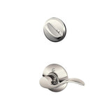 Schlage F59ACC618LH F59-ACC-LH F-Series Accent Left Hand Single Cylinder Interior Pack Bright Nickel