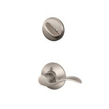 Schlage F59ACC619LH F59-ACC-LH F-Series Accent Left Hand Single Cylinder Interior Pack Satin Nickel