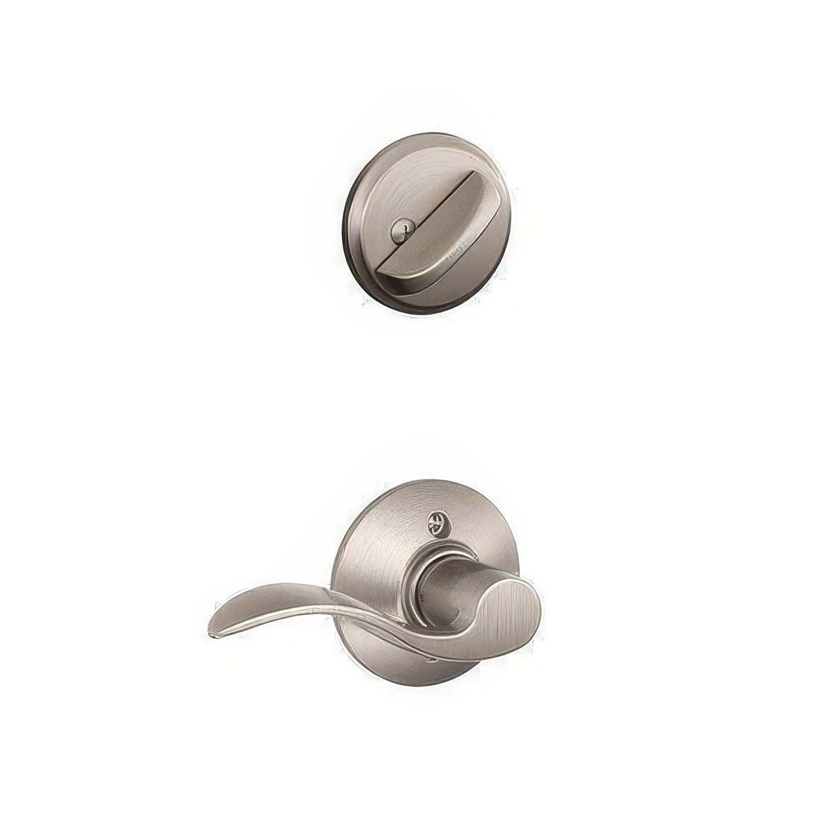 Schlage F59ACC619RH F59-ACC-RH F-Series Accent Right Hand Single Cylinder Interior Pack Satin Nickel