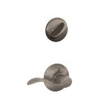 Schlage F59ACC621RH F59-ACC-RH F-Series Accent Right Hand Single Cylinder Interior Pack Distressed Nickel