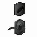 Schlage F59ACC622CAMRH F59-ACC-CAM-RH F-Series Accent Right Hand Dummy Interior Pack Matte Black