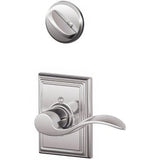 Schlage F59ACC625ADDLH F59-ACC-ADD-LH F-Series Accent Left Hand Single Cylinder Interior Trim Pack Bright Chrome