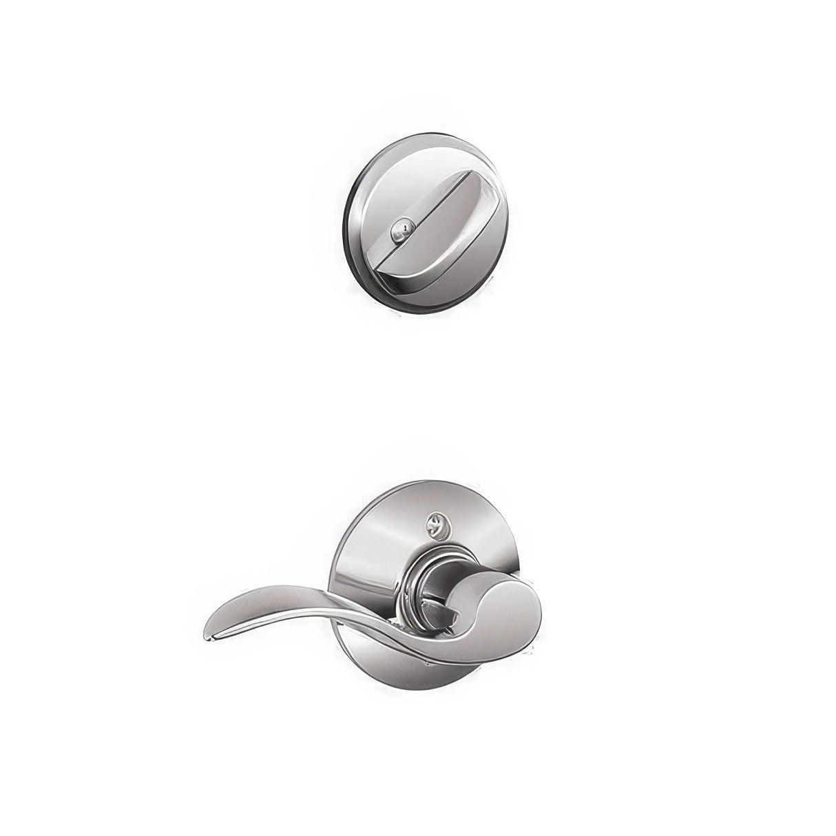 Schlage F59ACC625RH F59-ACC-RH F-Series Accent Right Hand Single Cylinder Interior Pack Polished Chrome