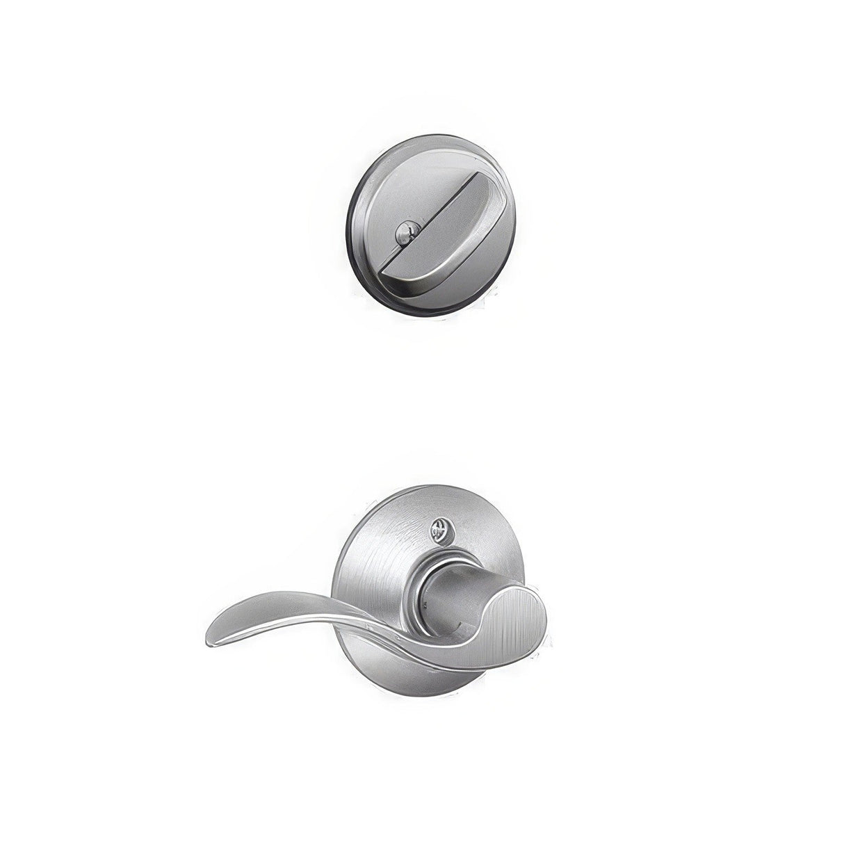 Schlage F59ACC626RH F59-ACC-RH F-Series Accent Right Hand Single Cylinder Interior Pack Satin Chrome