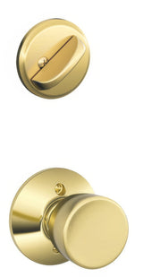 Schlage F59BEL605 F59-BEL Bell Single Cylinder Interior Pack Polished Brass