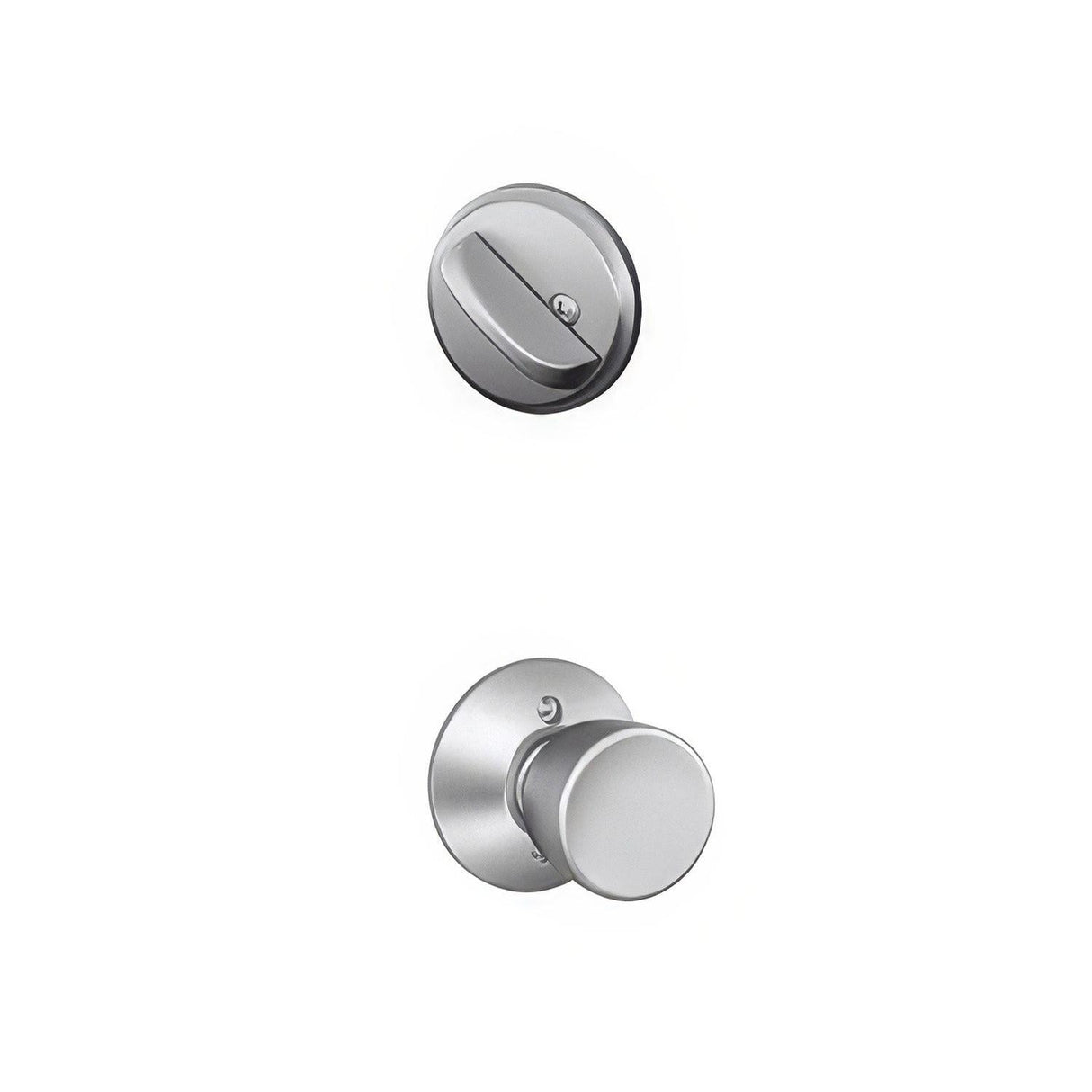 Schlage F59BEL626 F59-BEL Bell Single Cylinder Interior Pack Satin Chrome