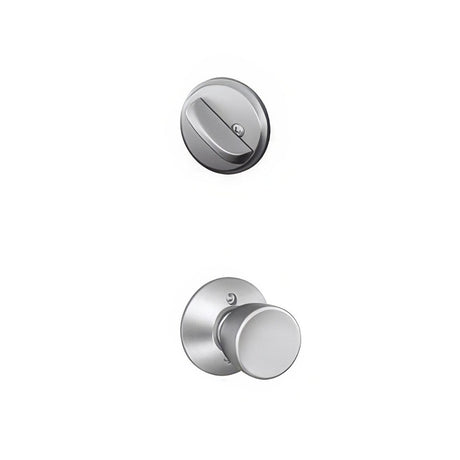 Schlage F59BEL626 F59-BEL Bell Single Cylinder Interior Pack Satin Chrome