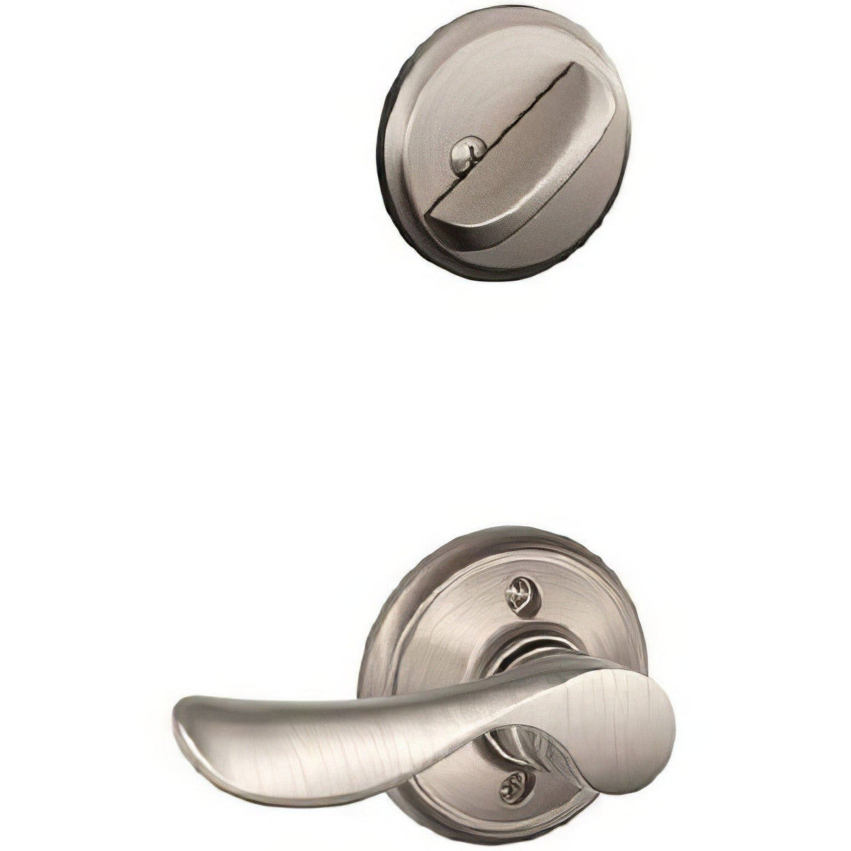 Schlage F59CHP619RH F59-CHP-RH F-Series Right Hand Champagne Interior Pack Satin Nickel