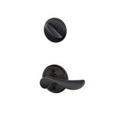 Schlage F59CHP716LH F59-CHP-LH F-Series Left Hand Champagne Interior Pack for Exterior Handlesets Aged Bronze