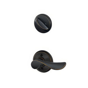 Schlage F59-CHP-LH F-Series Left Hand Champagne Interior Pack for Exterior Handlesets