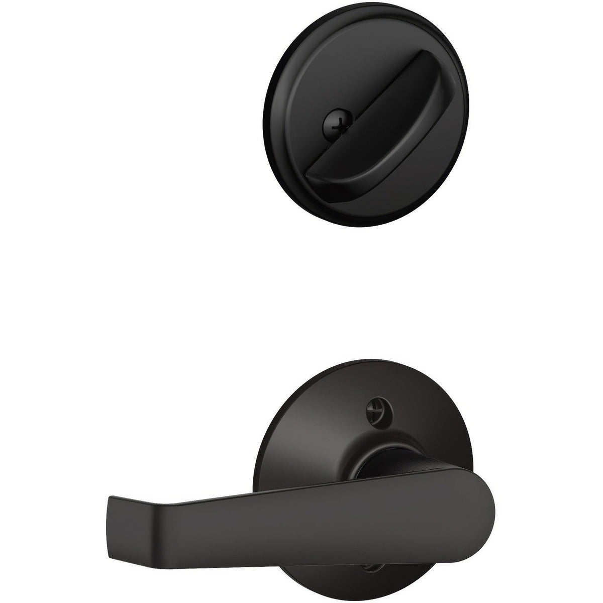 Schlage F59ELA622 F59-ELA Elan Single Cylinder Interior Pack Matte Black