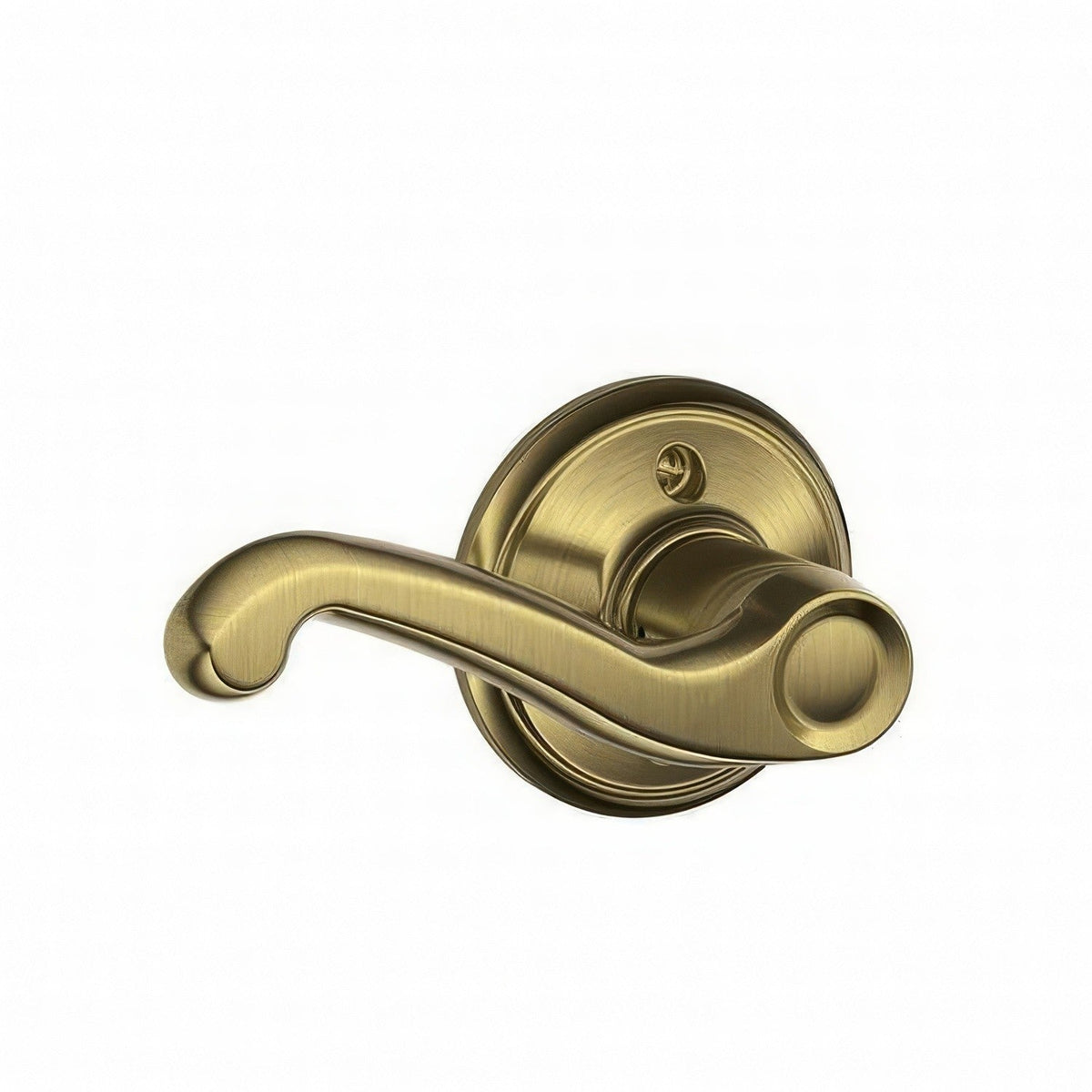 Schlage F59FLA609LH F59-FLA-LH Flair Left Hand Single Cylinder Interior Pack Antique Brass