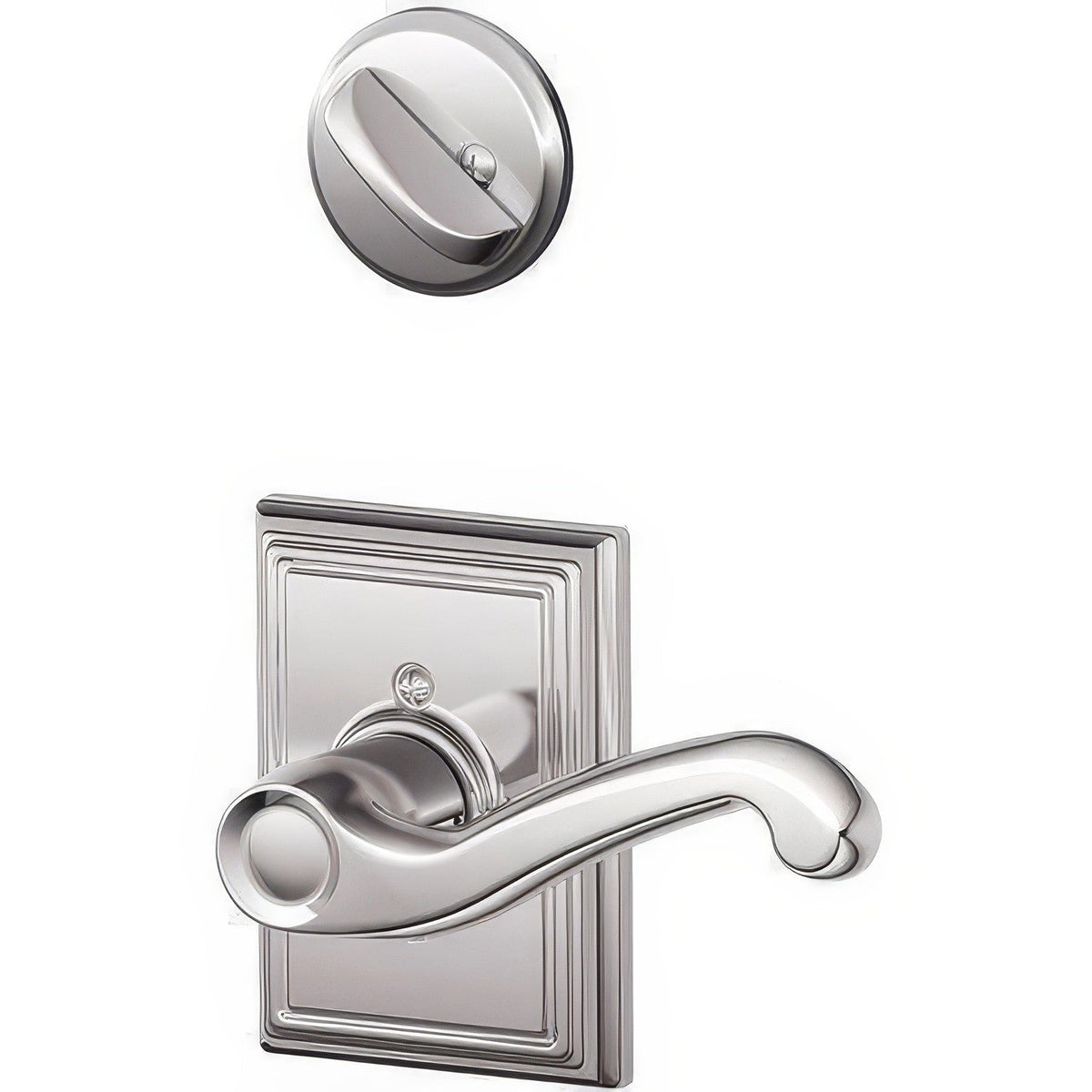 Schlage F59FLA625ADDLH F59-FLA-ADD-LH Flair Left Hand Interior Pack Lever Bright Chrome