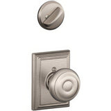Schlage F59GEO619ADD F59-GEO-ADD Georgian Interior Pack Knob Satin Nickel