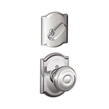 Schlage F59GEO625CAM F59-GEO-CAM F-Series Georgian Single Cylinder Interior Pack Handleset Bright Chrome