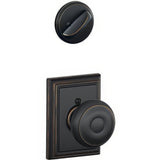 Schlage F59GEO716ADD F59-GEO-ADD Georgian Interior Pack Knob Aged Bronze