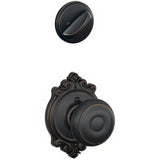 Schlage F59GEO716BRK F59-GEO-BRK F-Series Georgian Interior Pack Knob Aged Bronze