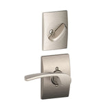 Schlage F59MER619CENRH F59-MER-CEN-RH F-Series Merano Right Hand Interior Pack Lever Satin Nickel