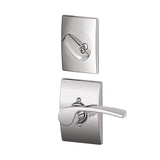 Schlage F59MER625CENLH F59-MER-CEN-LH F-Series Merano Left Hand Interior Pack Lever Bright Chrome