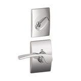 Schlage F59MER625CENRH F59-MER-CEN-RH F-Series Merano Right Hand Interior Pack Lever Bright Chrome