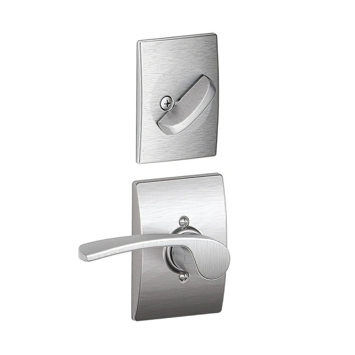 Schlage F59MER626CENRH F59-MER-CEN-RH F-Series Merano Right Hand Interior Pack Lever Satin Chrome