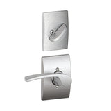Schlage F59MER626CENRH F59-MER-CEN-RH F-Series Merano Right Hand Interior Pack Lever Satin Chrome