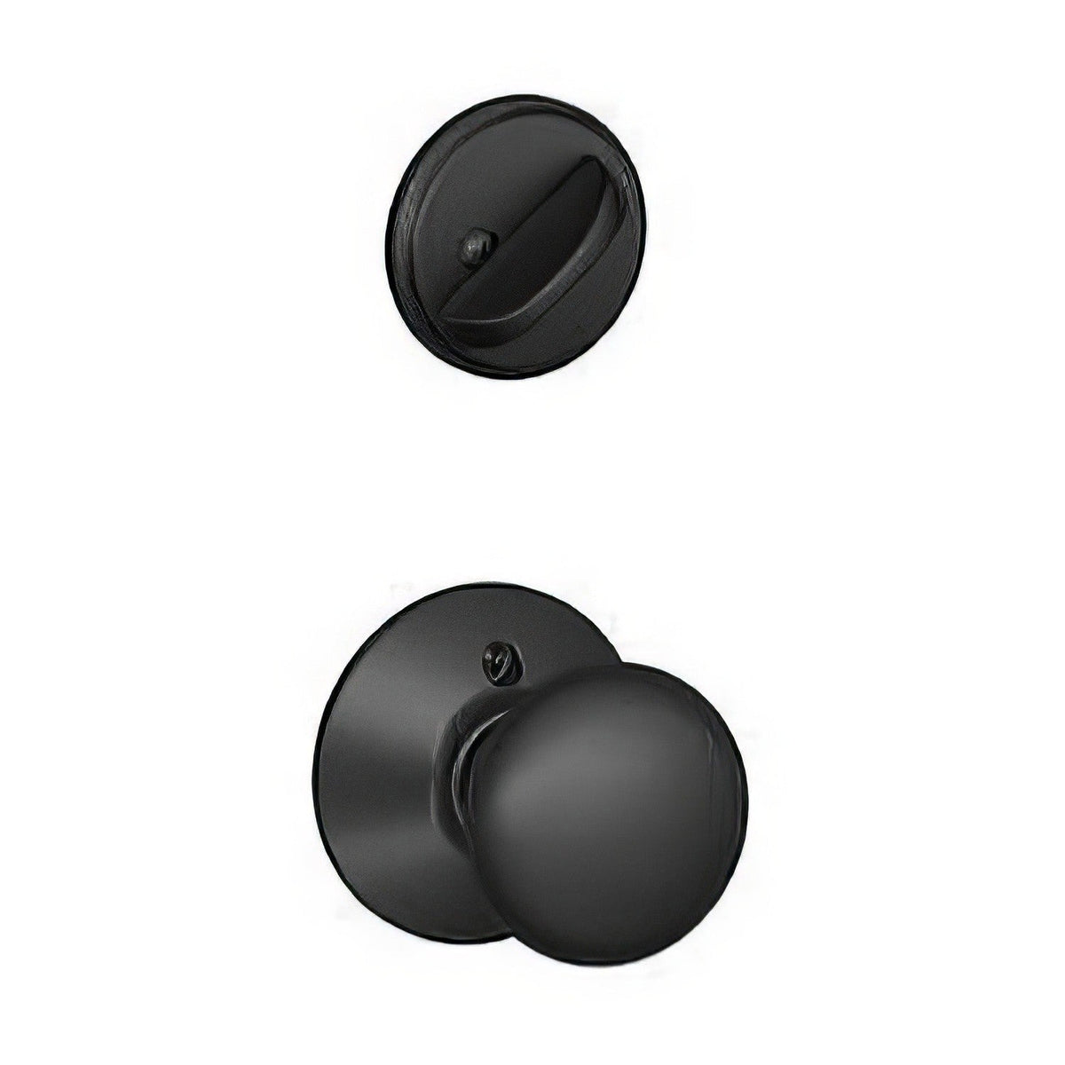 Schlage F59PLY622 F59-PLY Plymouth Single Cylinder Interior Pack Matte Black