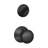 Schlage F59PLY622 F59-PLY Plymouth Single Cylinder Interior Pack Matte Black