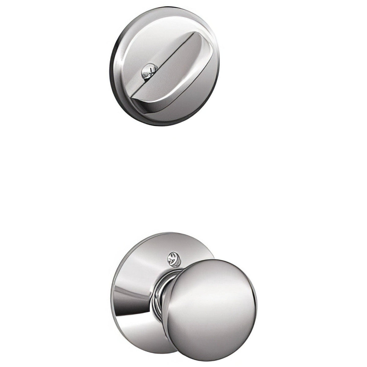 Schlage F59PLY625 F59-PLY Plymouth Single Cylinder Interior Pack Polished Chrome