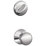 Schlage F59PLY625 F59-PLY Plymouth Single Cylinder Interior Pack Polished Chrome