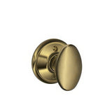 Schlage F59SIE609 F59-SIE Siena Single Cylinder Interior Pack Antique Brass