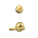 Schlage F59VLA605 F59-VLA Avila Lever Single Cylinder Handleset Interior Trim Pack Polished Brass
