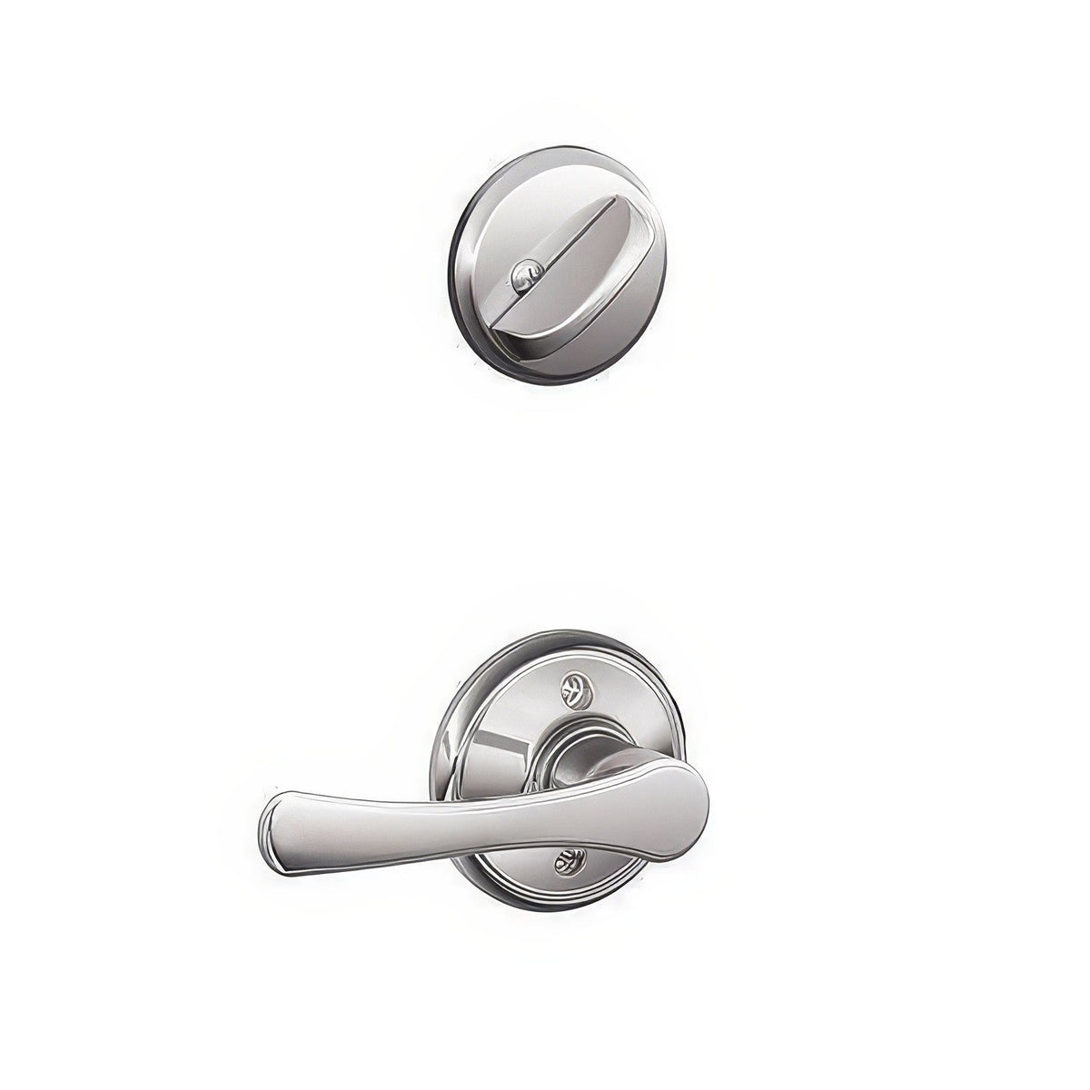 Schlage F59VLA625 F59-VLA Avila Lever Single Cylinder Handleset Interior Trim Pack Polished Chrome