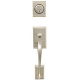 Schlage F62ADD619FLALH F62-ADD-FLA-LH F-Series Addison Left Hand Double Cylinder Handleset Satin Nickel