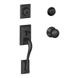 Schlage F62ADD622PLY F62-ADD-PLY F-Series Addison Double Cylinder Handleset Matte Black