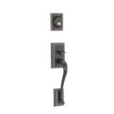 Schlage F62ADD716FLALH F62-ADD-FLA-LH F-Series Addison Left Hand Double Cylinder Handleset Aged Bronze