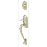 Schlage F62CAM619ORB F62-CAM-ORB F-Series Camelot Double Cylinder Handleset Satin Nickel