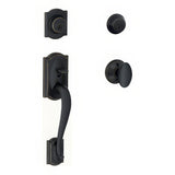 Schlage F62CAM716SIE F62-CAM-SIE F-Series Camelot Double Cylinder Handleset Aged Bronze