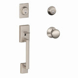 Schlage F62CEN619PLY F62-CEN-PLY F-Series Century Double Cylinder Handleset Satin Nickel