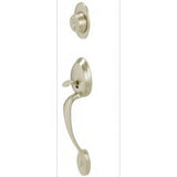 Schlage F62PLY619ACCLH F62-PLY-ACC-LH Plymouth Double Cylinder Handleset Satin Nickel